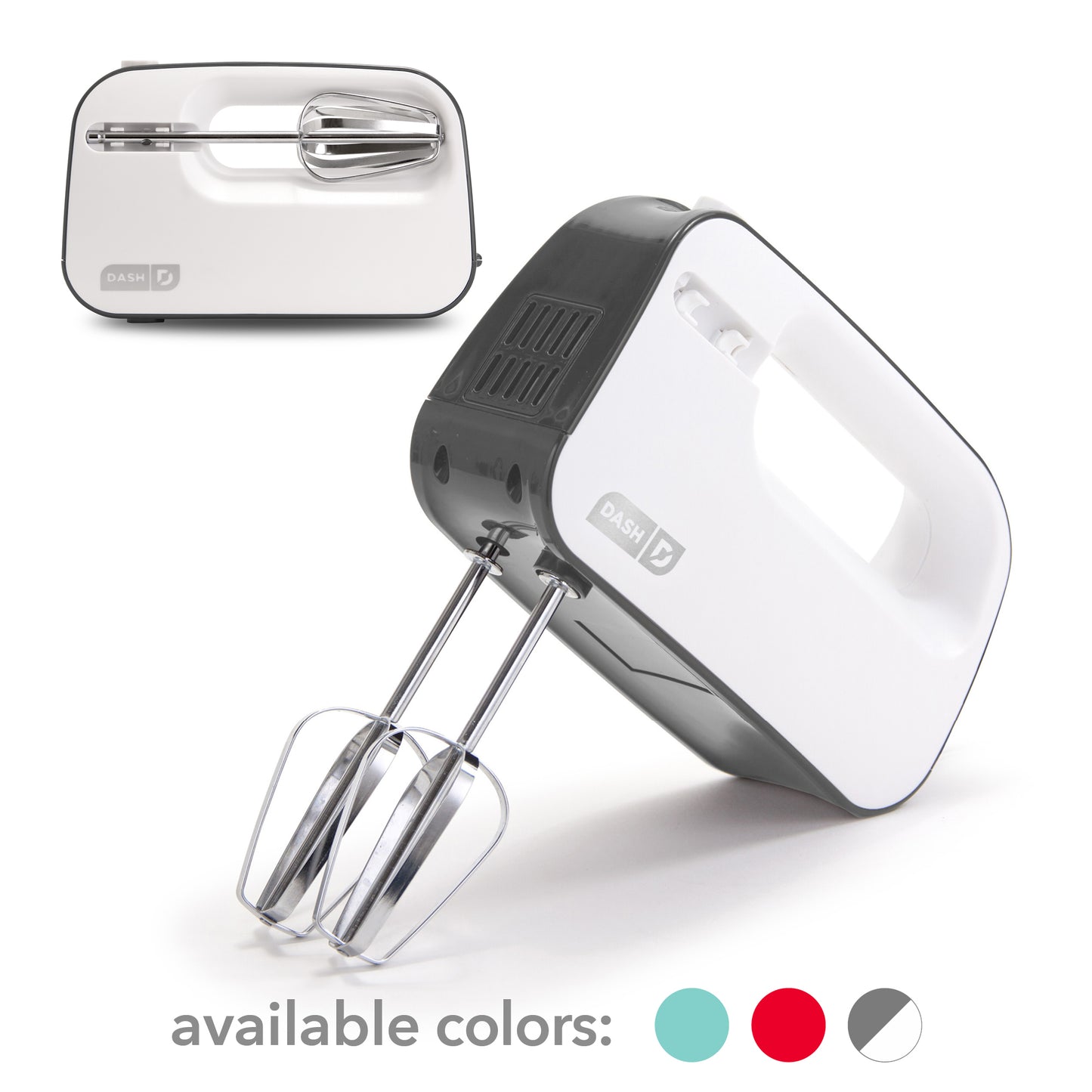 SmartStore™ Hand Mixer mixers Dash Cool Grey Base Package 