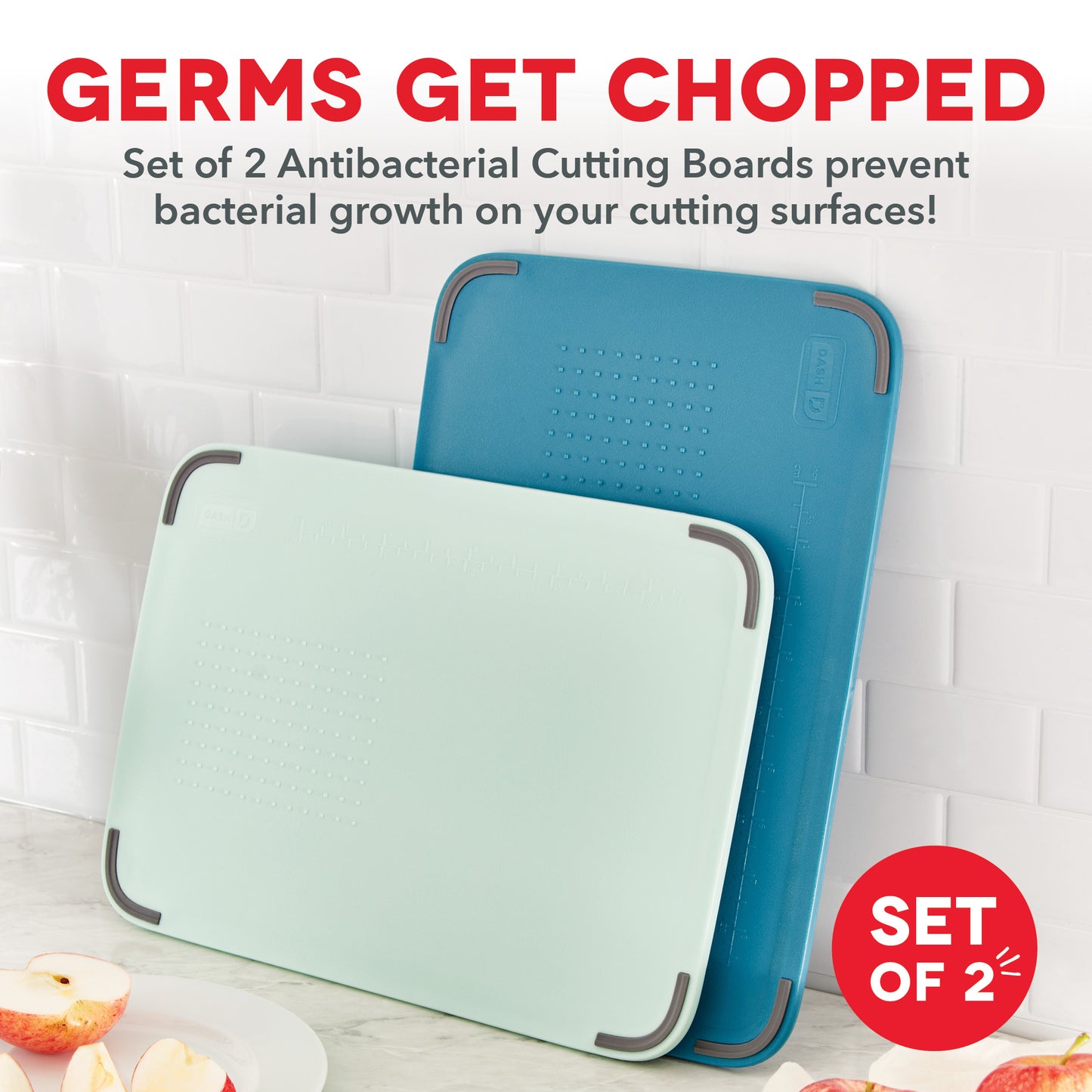 Safe Slice® Antibacterial Cutting Board Tools and Gadgets Dash   