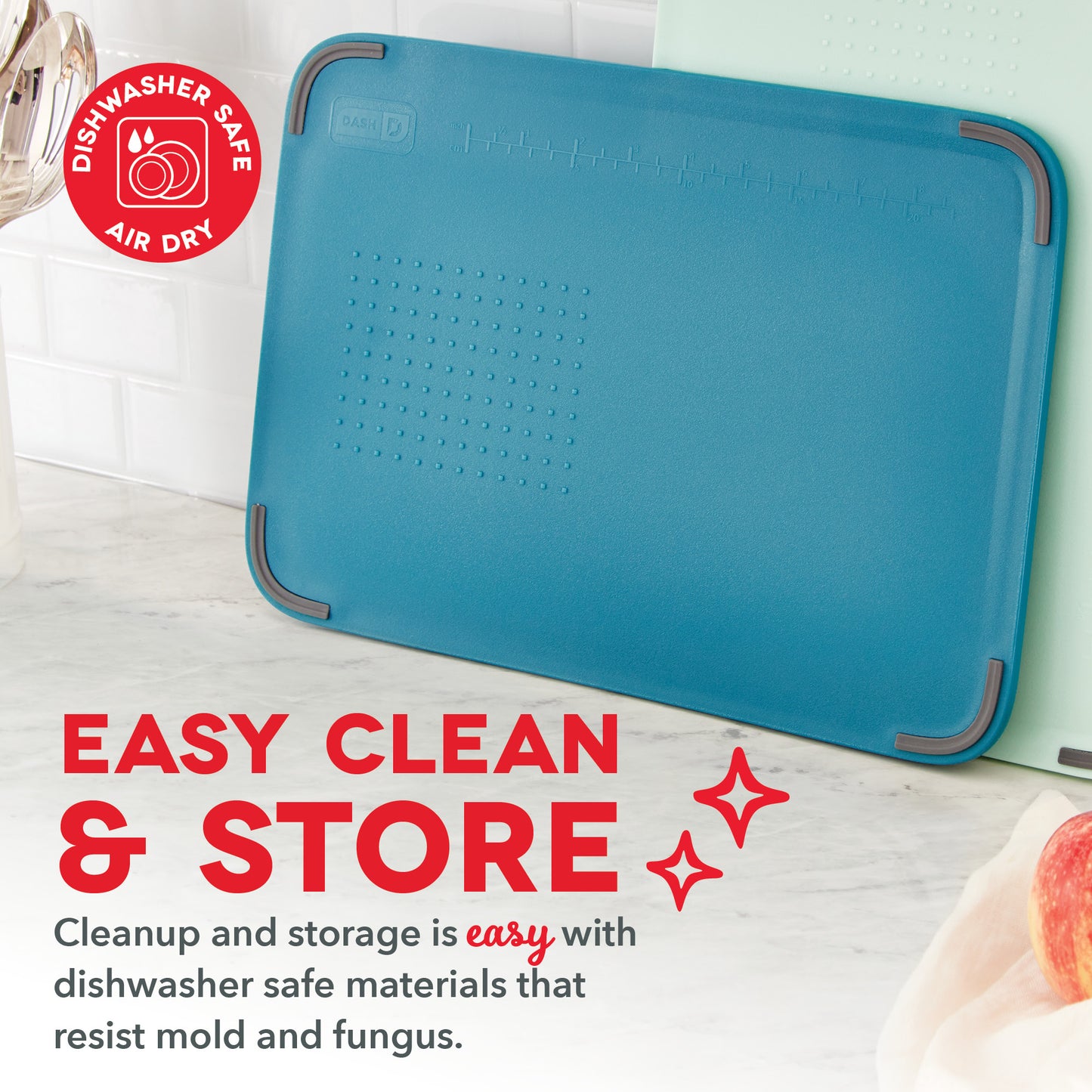 Safe Slice® Antibacterial Cutting Board Tools and Gadgets Dash   