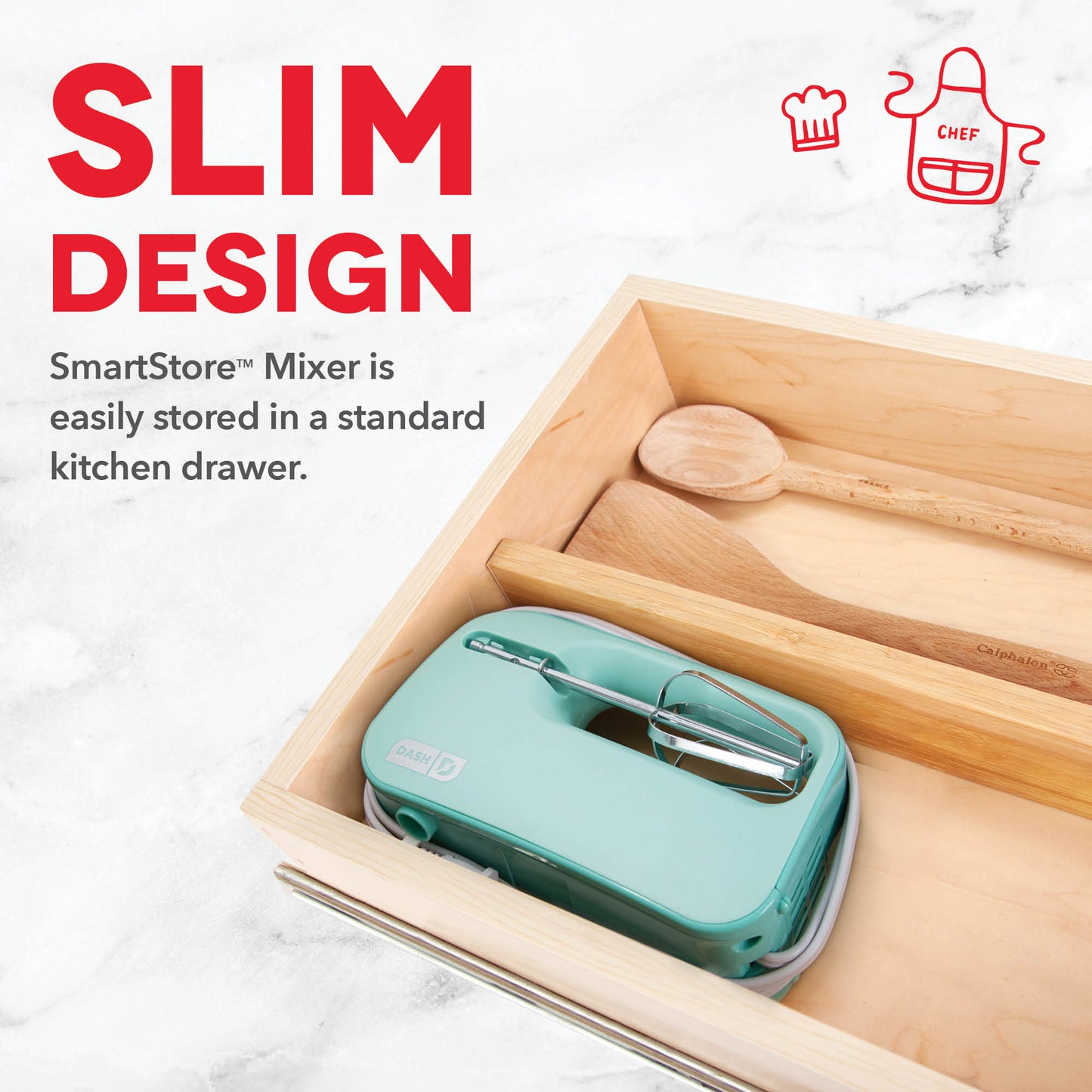 SmartStore™ Hand Mixer mixers Dash   