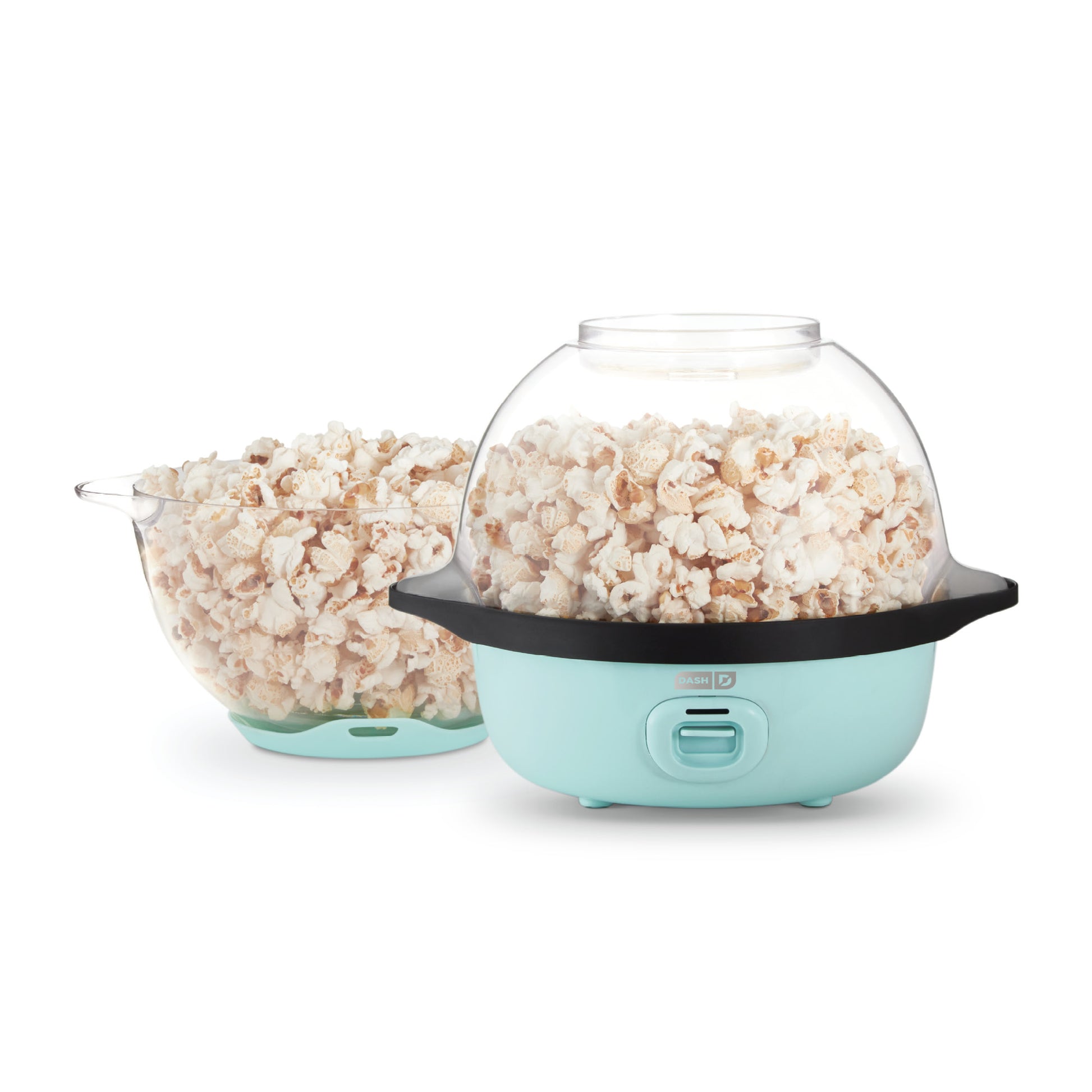 DASH SmartStore™ Deluxe Stirring Popcorn Maker, Hot Oil Electric Popcorn  Machine with Large Lid for Serving Bowl and Convenient Storage, 24 Cups –