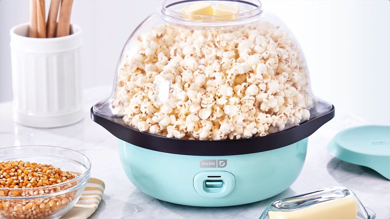 Electric Hot-Oil Popcorn Popper Maker Automatic Stirring Popcorn