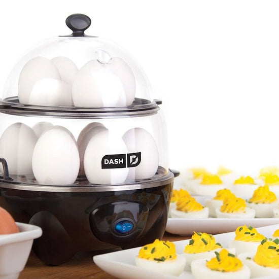 Dash Deluxe Rapid Egg Cooker: Electric, 12 Capacity for Hard Boiled, P -  Jolinne