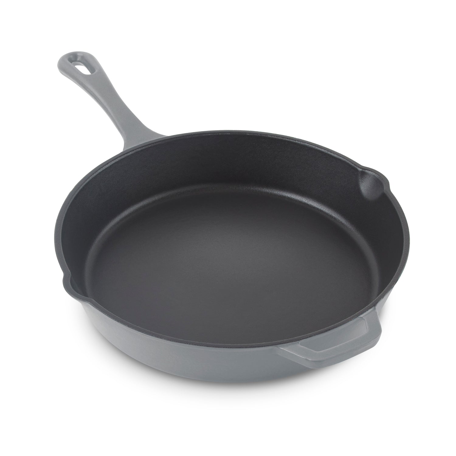 11” Nonstick Cast Iron Skillet cookware Zakarian by Dash Cool Grey  