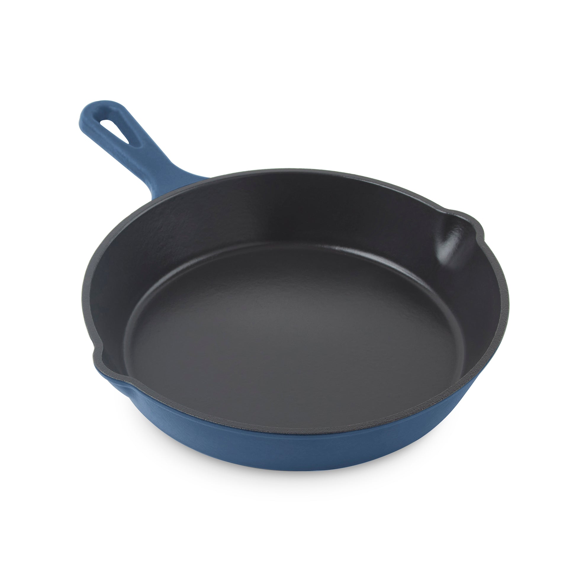 9.5 Nonstick&Frying Pan with Lid - 9.5 Inch Skillets USA Blue