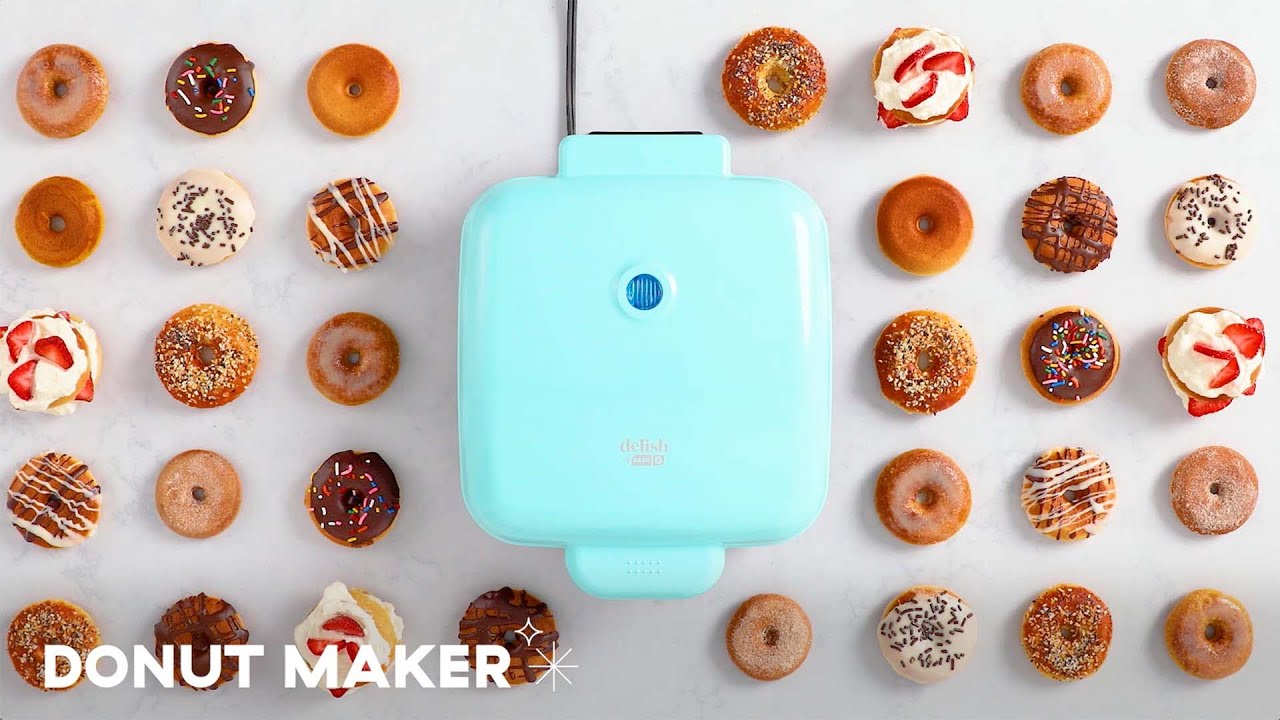 Rise by Dash Donut Bite Maker, Pink - Makes 9 Donut Bites - 4 in x 9.1 in -  2.6 lbs.